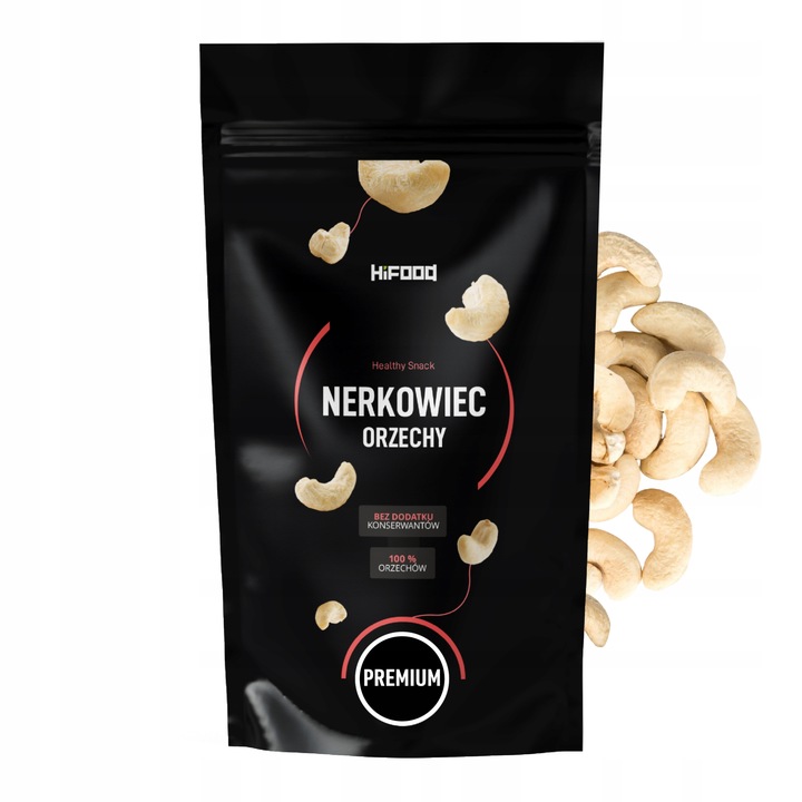 Orzechy Nerkowca Całe 1kg HiFOOD Świeże Jakość Premium Nerkowiec