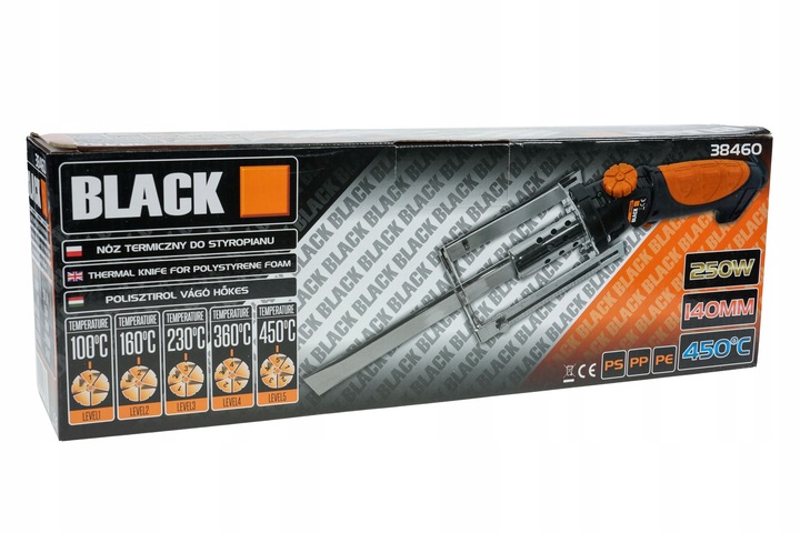 NÓŻ TERMICZNY DO CIĘCIA STYROPIANU PP PCV EPS BL.
