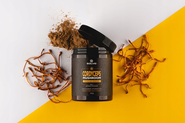 CORDYCEPS SINENSIS 10:1 EKSTRAKT 100G SOLVE LABS