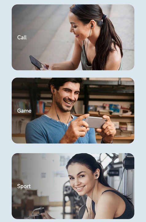 MCDODO SŁUCHAWKI PRZEWODOWE Z MIKROFONEM DOUSZNE LIGHTNING DO IPHONE 14 13