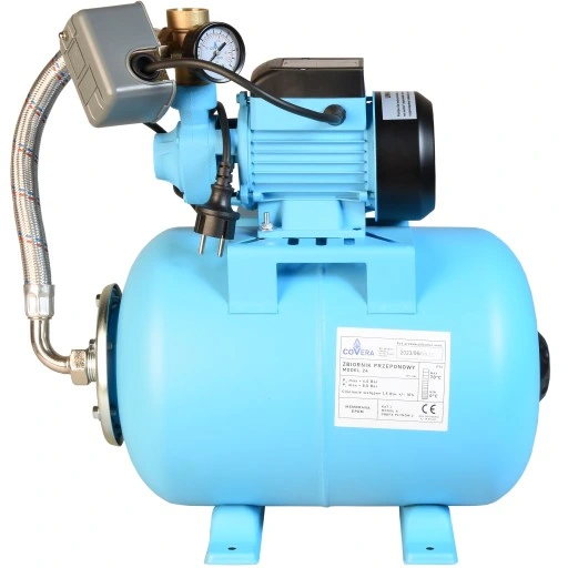 HYDROFOR 24L ZBIORNIK DO WODY POMPA HYDROFOROWA QB 60 OSPRZĘT ZESTAW COVERA