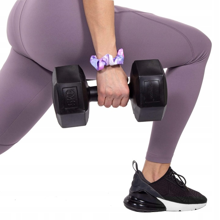 HANTLE 2x5kg ZESTAW CIĘŻARKI HANTELKI DO ĆWICZEŃ W DOMU HEKSAGONALNE