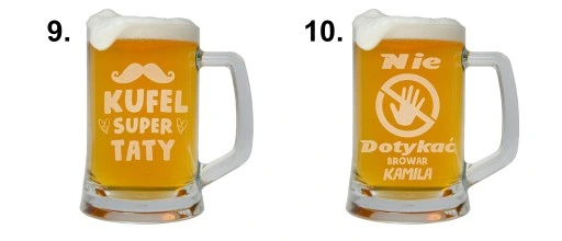 KUFEL DO PIWA PREZENT DLA TATY NA DZIEŃ OJCA Z GRAWEREM