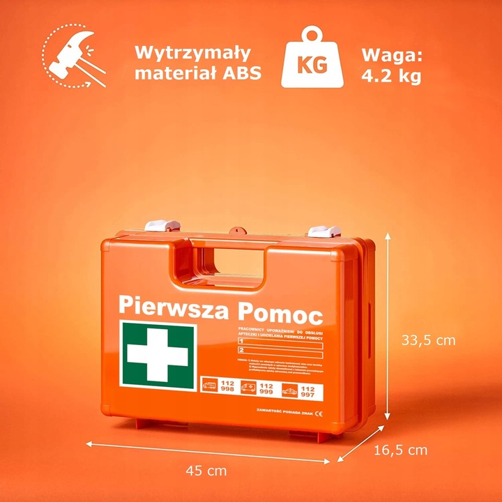 Apteczka przemysłowa zakładowa K20 2x DIN 13157+