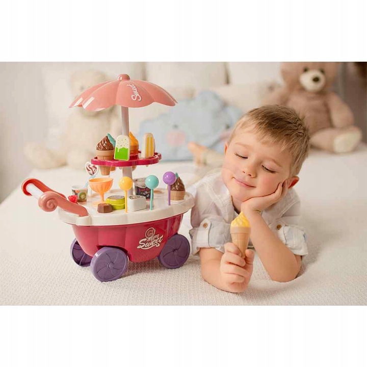 KUCHNIA AKCESORIA SKLEP LODZIARNIA CUKIERNIA SŁODKOŚCI LED DŹWIĘK WOOPIE