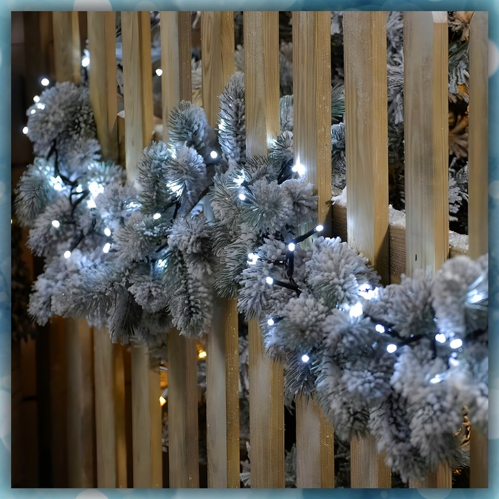 LAMPKI CHOINKOWE BIAŁY ZIMNY 300 LED WEW/ZEW NA CHOINKĘ 22 METRY 8 TRYBÓW