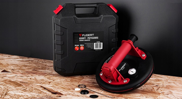 PRZYSSAWKA DO PŁYTEK PRZYSSAWKA PRÓŻNIOWA UCHWYT DO SZYB PŁYTEK GRESU 210MM