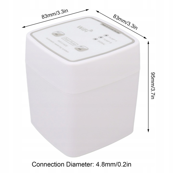 INTELIGENTNY AUTOMATYCZNY PODLEWACZ DO KWIATÓW Z PODWÓJNĄ POMPĄ WIFI