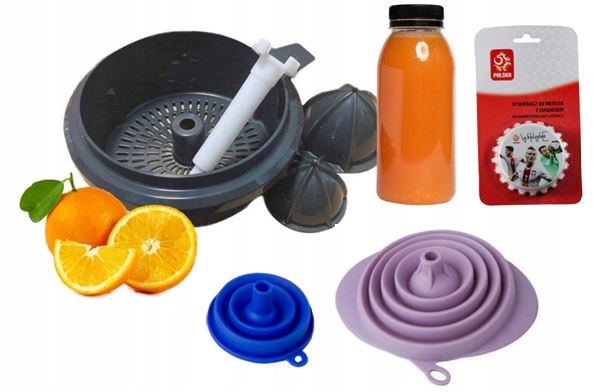 SOKOWNIK WYCISKARKA CYTRUSÓW do Thermomix TM6 TM5 + 2 LEJKI + OTWIERACZ