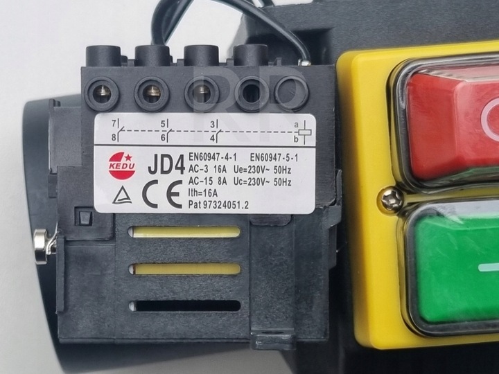 WYŁĄCZNIK włącznik SILNIK 1 faz. 230V KOA2Y KEDU jednofazowy przekaźnik JD4