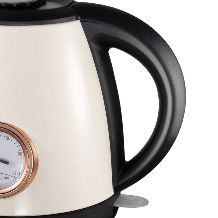 CZAJNIK ELEKTRYCZNY KUCHENNY BEZPRZEWODOWY 1l LITR 2000W RETRO TEMPERATURA