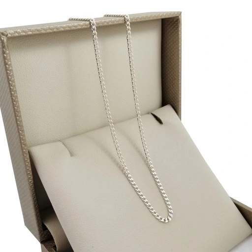 SREBRNY NASZYJNIK PANCERKA 60 cm/2 mm PRÓBA 925 BIŻUTERIA DLA NIEGO FACETA