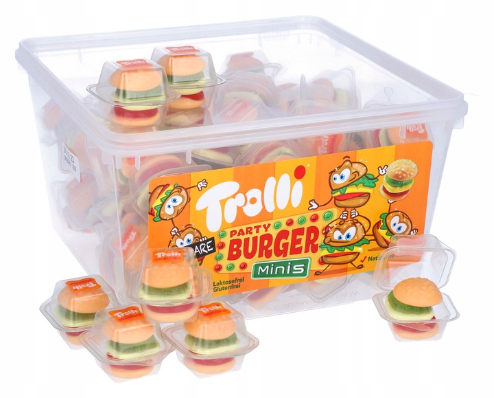 Trolli, żelki, Mini burger hamburger 600 g