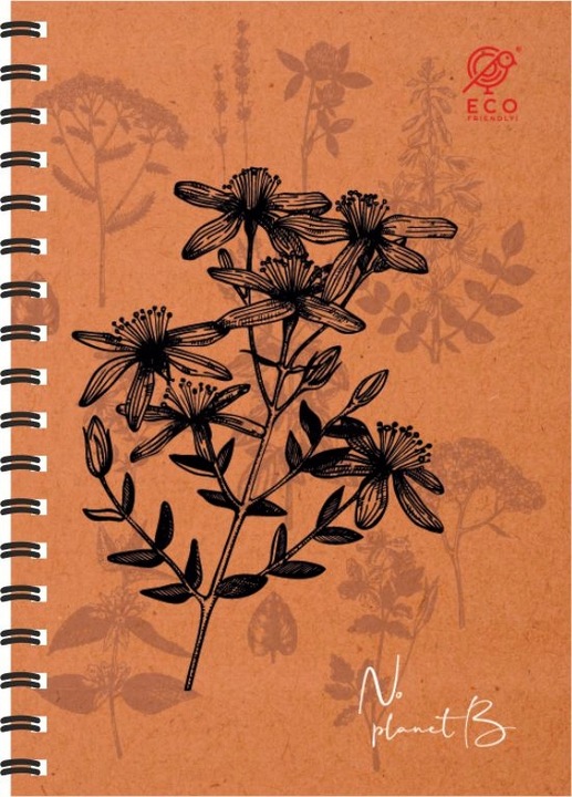 5x Kołozeszyt A4/80 kratka spirala GRUBA Podkładka