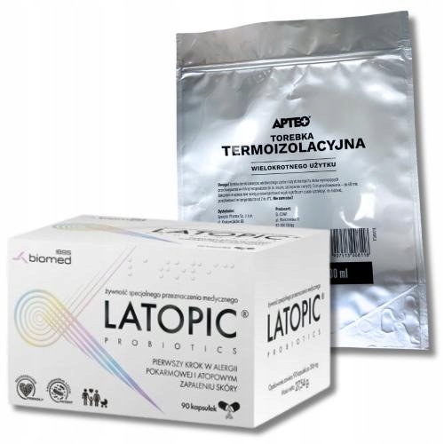 LATOPIC 90 KAPSUŁEK + TOREBKA TERMOIZOLACYJNA