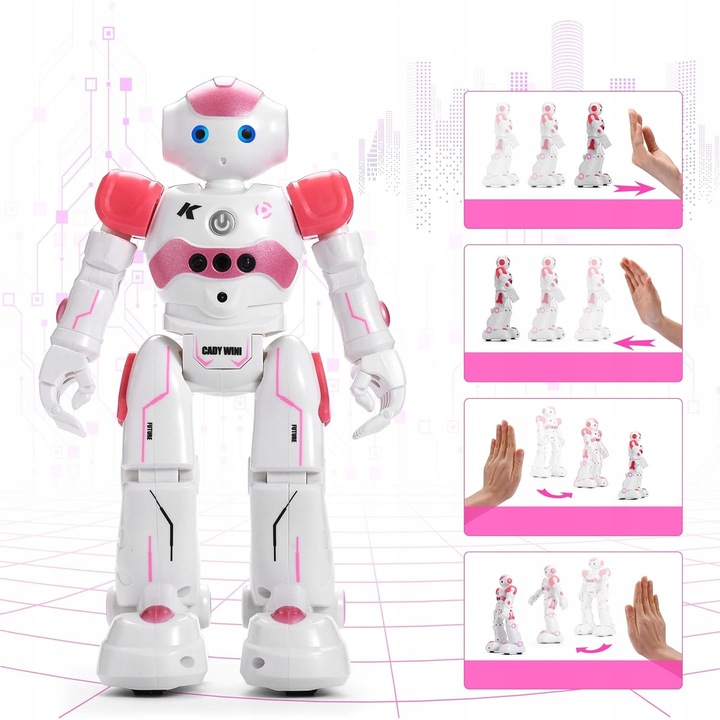 INTELIGENTNY ROBOT RC ZDALNIE STEROWNY GESTEM PILOTEM PROGRAMOWANIE PREZENT