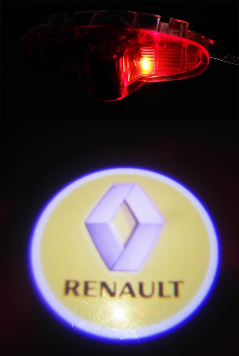 LED LOGO PROJEKTOR HD do Renault LAGUNA II 2 III 3 TALISMAN LATITUDE