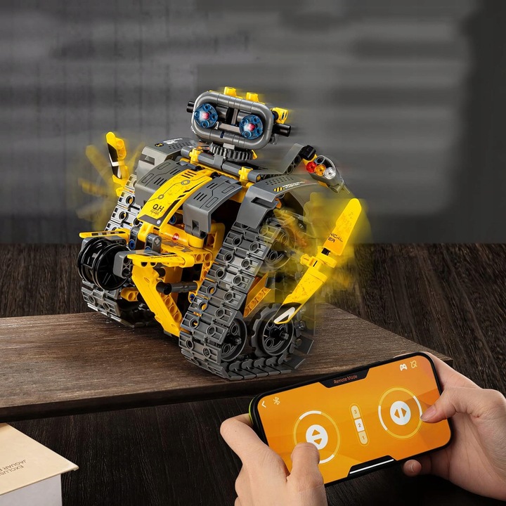 ZABAWKI DO BUDOWANIA ROBOTA, ZDALNIE STEROWANE ZA POMOCĄ APLIKACJI