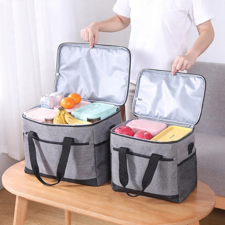 TORBA TERMICZNA na LUNCH BOX na jedzenie torba ŚNIADANIOWA na ramie 20L XL