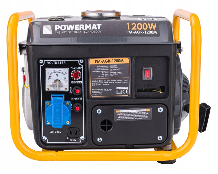 Agregat PRĄDOTWÓRCZY Generator 1200W 230V 12V DC