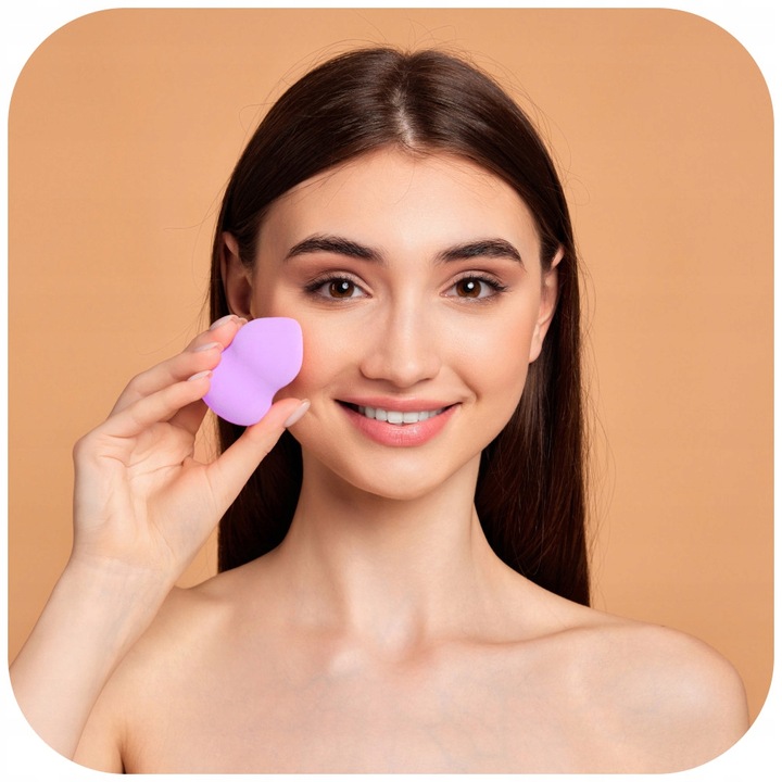 GĄBKA GĄBECZKA DO MAKIJAŻU PODKŁADU BEAUTY BLENDER APLIKATOR MAKE-UP