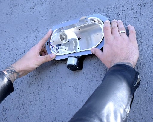 Lampa ścienna zewnętrzna + czujnik ruchu zmierzchu na Ganek Przed wejście