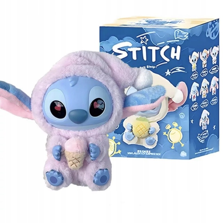 Zabawka pluszak Maskotka brelok LABUBU STITCH niespodzianka