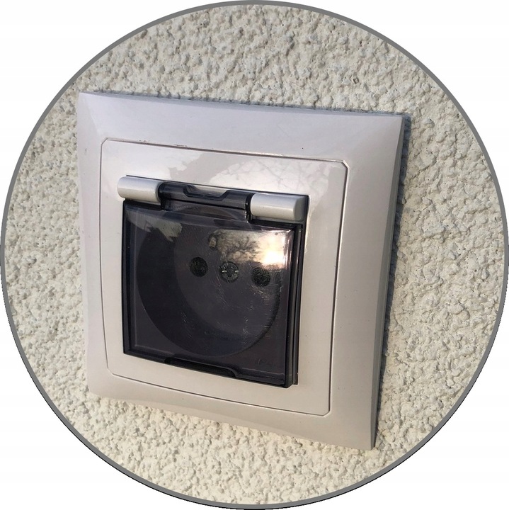 Puszka elektryczna do elewacji 200 mm ociepleń, do styropianu, regulowana