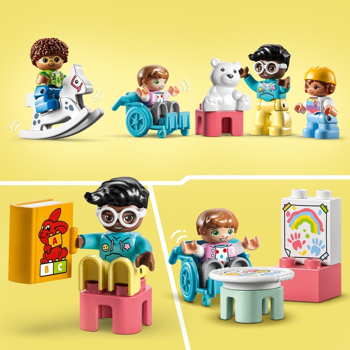 LEGO Duplo 10992 Żłobek Przedszkole 4 Figurki 2+ Duże Klocki Dla 2 3 4latka
