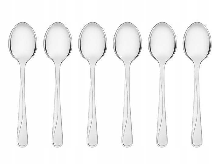 GERLACH MANGO SZTUĆCE KPL 12x ŁYŻECZKA DO HERBATY POŁYSK LUZ STAL 18/10