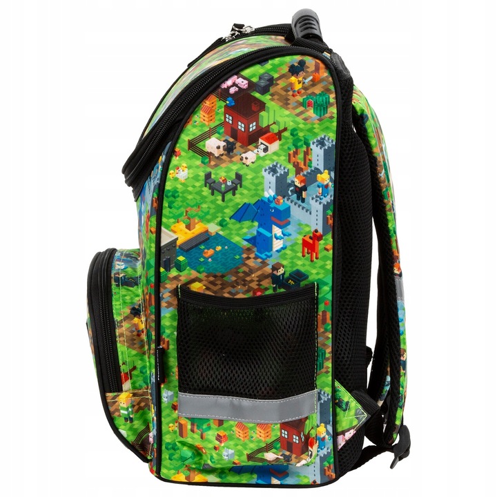 TORNISTER ERGONOMICZNY DO 1 KLASY DLA CHŁOPCA GAME LEVEL DLA FANA GRY DF31