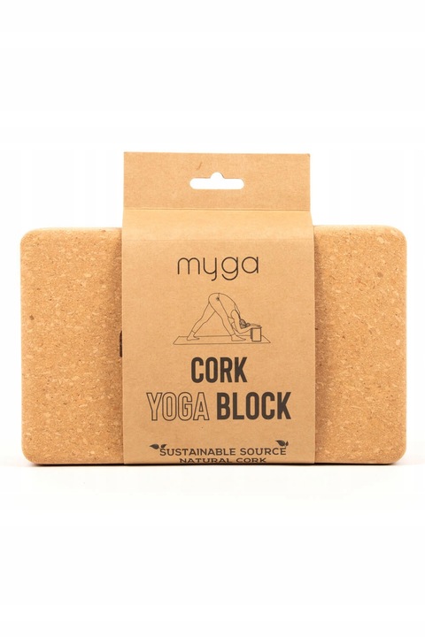 Korkowy klocek do jogi myga Cork Block