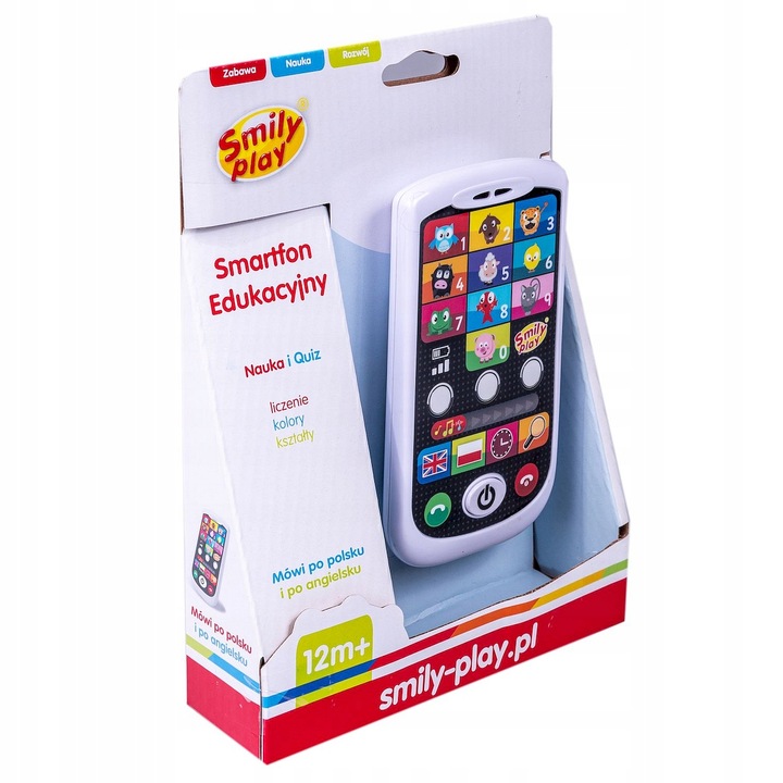 SMILY PLAY EDUKACYJNY SMARTFON dotykowy