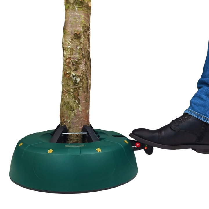 Stojak choinkowy SAMOZACISKOWY SELECT 3.5D Zielony NA ŻYWĄ CHOINKĘ DO 3,5 M