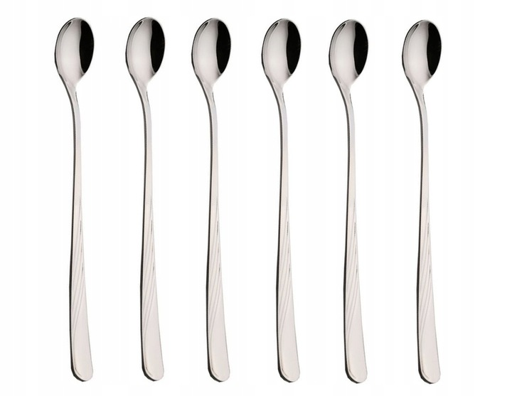 GERLACH 6 SZTUĆCE 04A CELESTIA ŁYŻECZKI DŁUGIE LATTE LODY COCTAIL DESERY