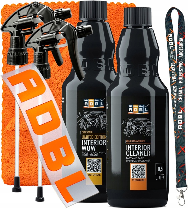 ADBL Zestaw Do Czyszczenia Plastików Interior Cleaner Dressing Interior WOW