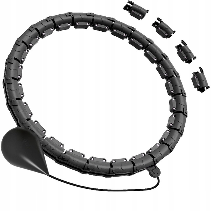 HULA HOP ODCHUDZAJĄCE Z OBCIĄZENIEM WYPUSTKI MASAŻER METALOWE ŁOŻYSKA SMART