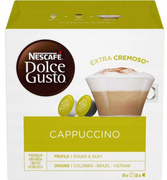 Kapsułki Dolce Gusto ZESTAW Latte Flat Capp 6 x 16