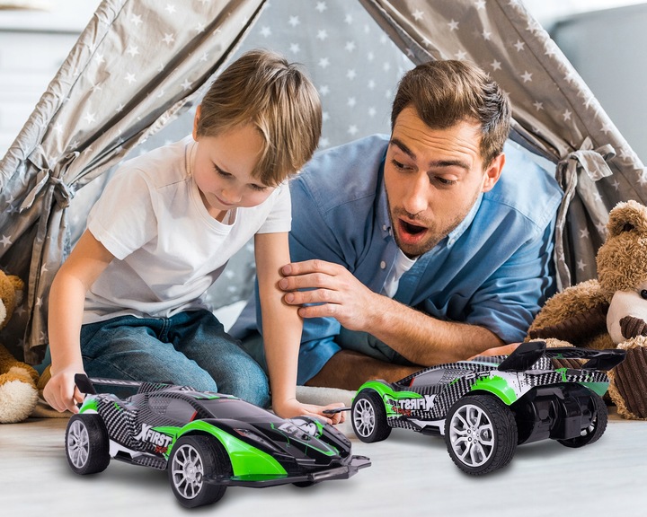 SAMOCHÓD WYŚCIGOWY AUTO ŁADOWARKA ZDALNIE STEROWANY WYSCIGÓWKA USB KASKADER