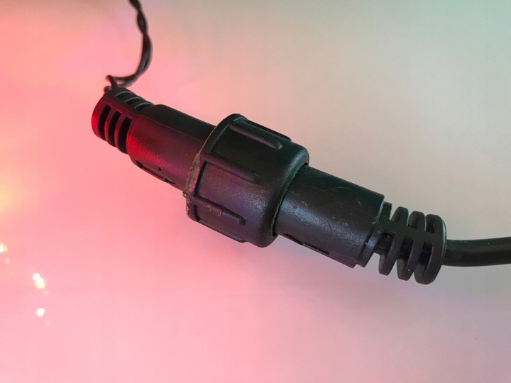 Lampki Choinkowe LED 100 Czerwone Flash IP44 Zewnętrzne Wewnętrzne