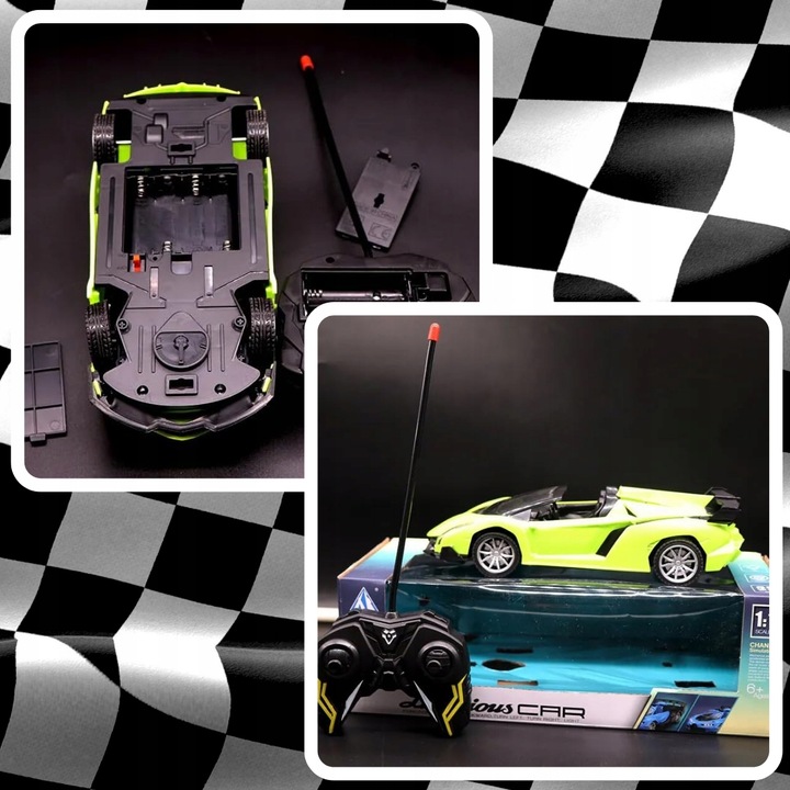 SAMOCHÓD ZDALNIE STEROWANY AUTO NA PILOTA R/C POJAZD DLA DZIECKA NA PREZENT