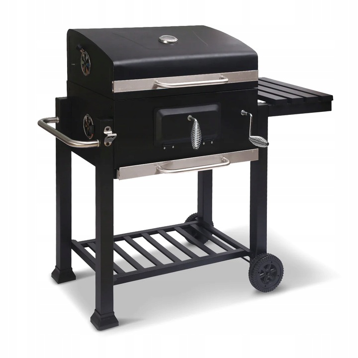 GRILL WĘGLOWY BBQ - ŻELIWNY RUSZT 57 x 43 cm