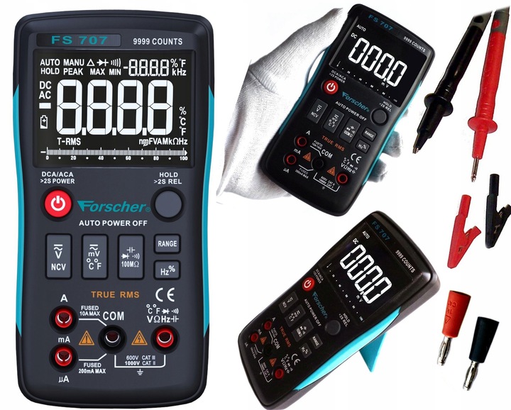 Miernik Uniwersalny True Rms Automat FORSCHER 707