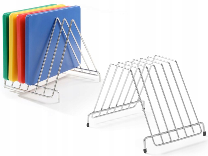 STOJAK NA DESKI HACCP DO 6 SZTUK HENDI INOX ATEST