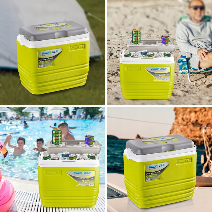 Lodówka turystyczna Pinnacle TPX 7000 32 L granatowa na biwak piknik podróż