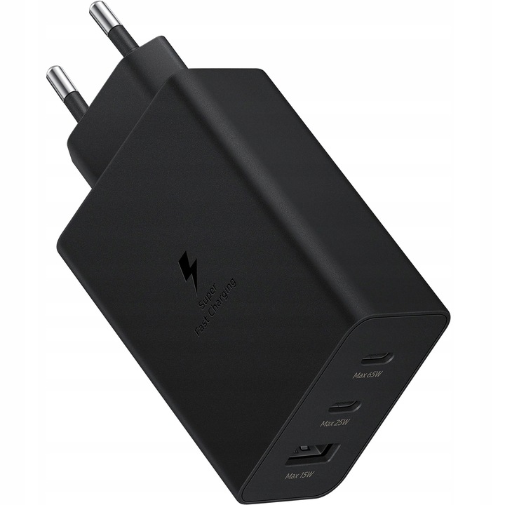 SZYBKA ŁADOWARKA SIECIOWA EPT650 TRIO 65W USB-C DO SAMSUNG GALAXY S22 23 24