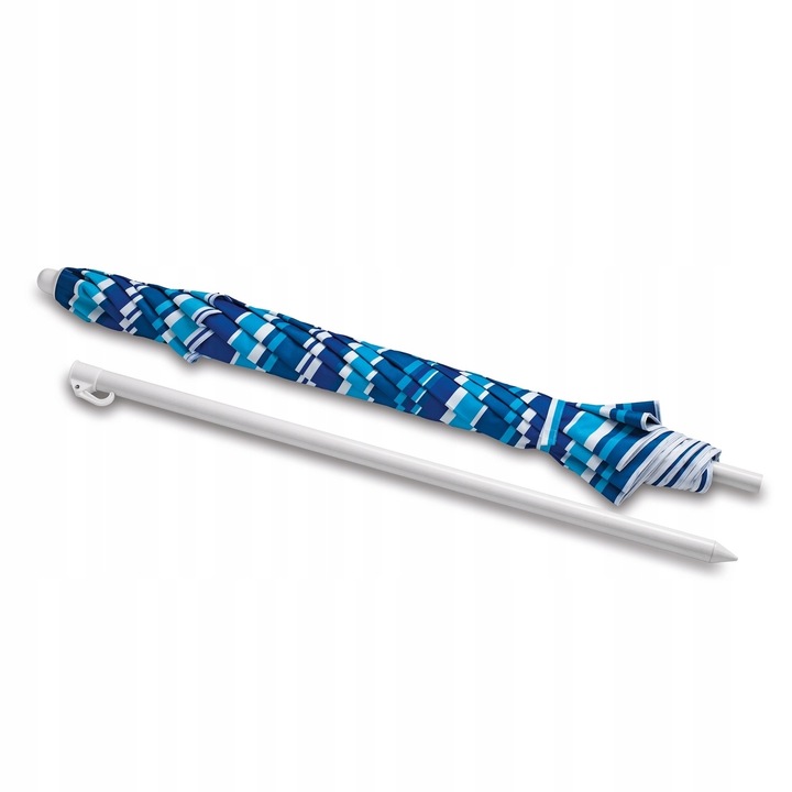 PARASOL PLAŻOWY Łamany OGRODOWY na BALKON Regulowany Tadar Paski 200 cm