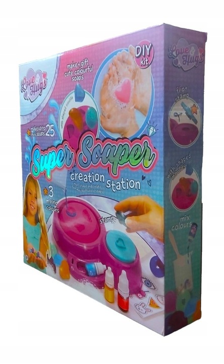 MEGA DUŻY ZESTAW DO TWORZENIA MYDŁA MYDEŁEK DO KĄPIELI MIX KOLORÓW NEW SET