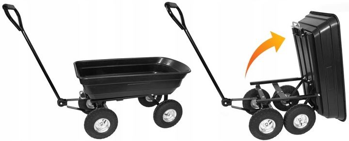 TACZKA WÓZEK OGRODOWY TRANSPORTOWY WYWROTKA