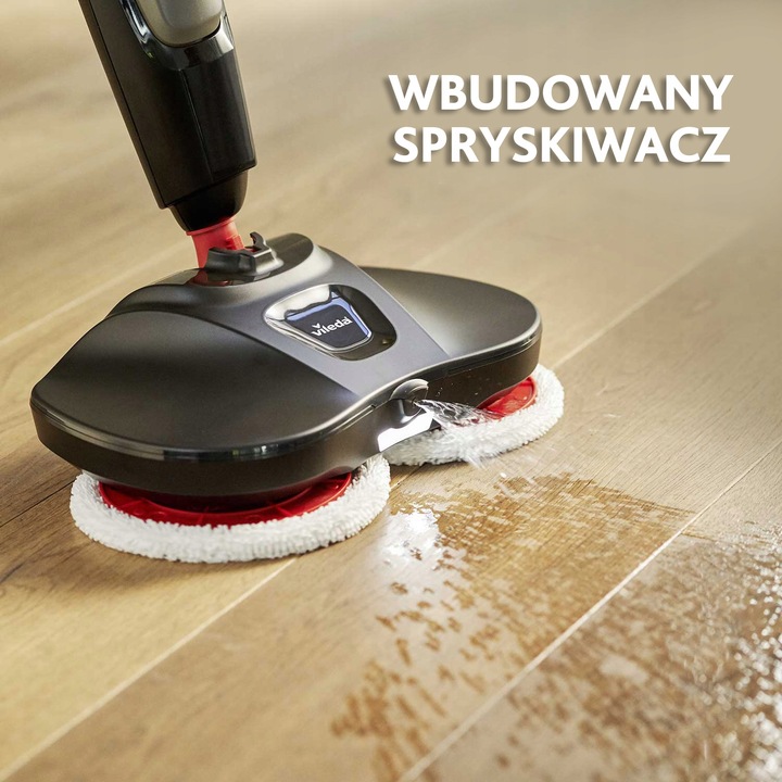 MOP ELEKTRYCZNY VILEDA LOOPER BEZPRZEWODOWY SPRYSKIWACZ + 4 Wkłady Gratis